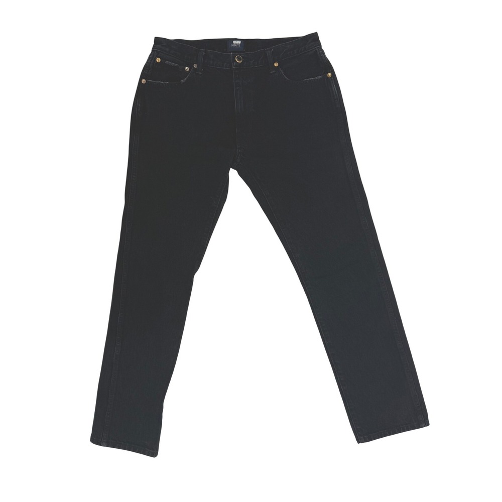 Khaite Kyle Relaxed Straight‎ Leg Jeans Womens 30 Washed Black Excellent Denim